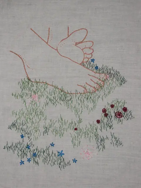 Meagan Ileana Embroidery - Grass Between My Toes
