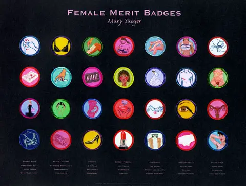 Mary Yaeger Merit Badge Poster