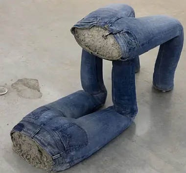 Art in your genes, er, jeans