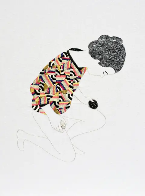 Hand embroidery from Jazmin Berakha