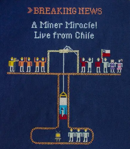 Emily Roose - A Miner Miracle cross stitch