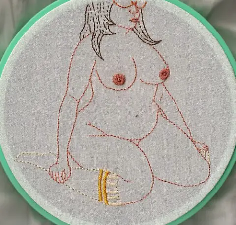 Alaina Varrone - Socks Hand Embroidery