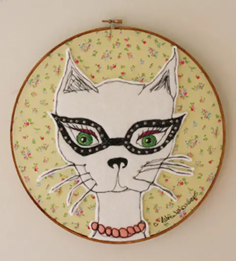 Carly Altree-Williams - Dolores hand embroidery