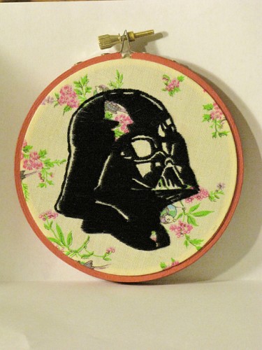 GigglyMama's Darth Vader Star Wars Hand Embroidery