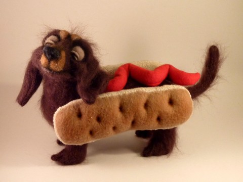 Weenie - a little hot dog by Mellisea