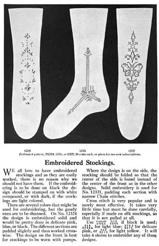 Embroidered Stockings
