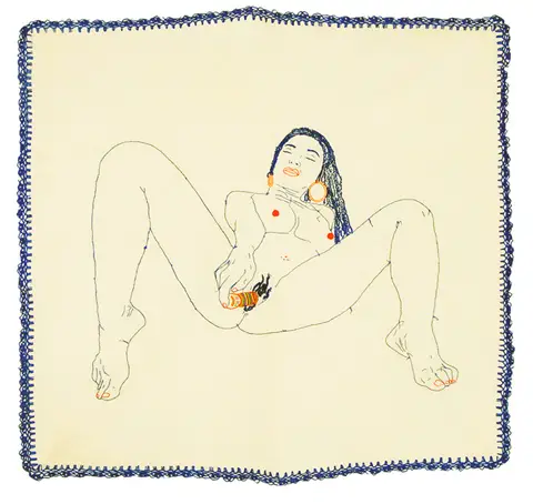 Pita Garcia - Mantel hand embroidered table cloth