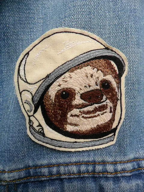 LeighLaLovesYou's Space Sloth patch