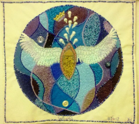 Lorrie Herranz's beaded embroidery