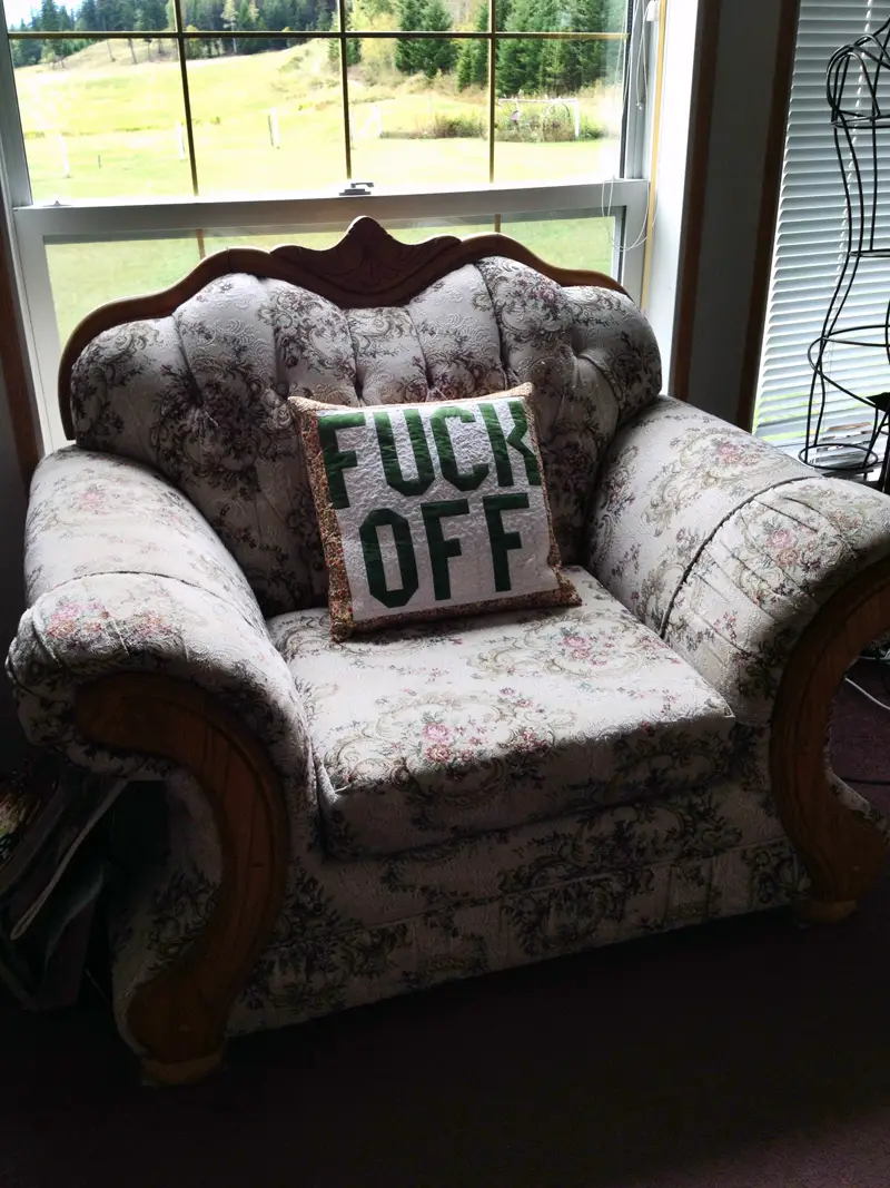Lindsay Joy's Mum's Quilted Cushion