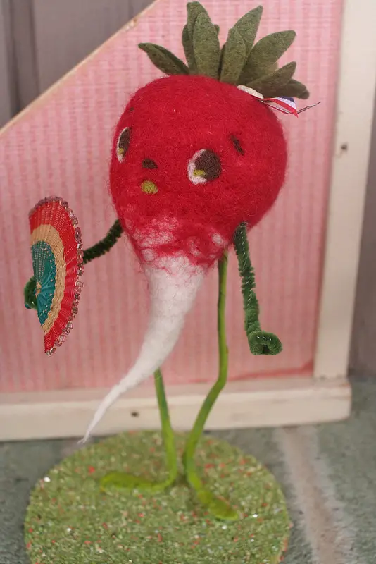 All Good Wishes needle felted beet
