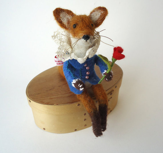Miss Bumbles needle felted fox