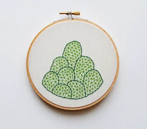 Spring Hills by Sarah K Benning (Hand embroidery)