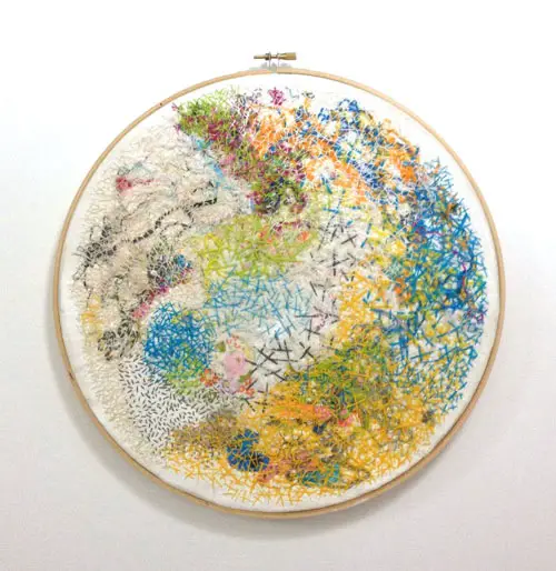Community by Kelly Darke (Hand embroidery)