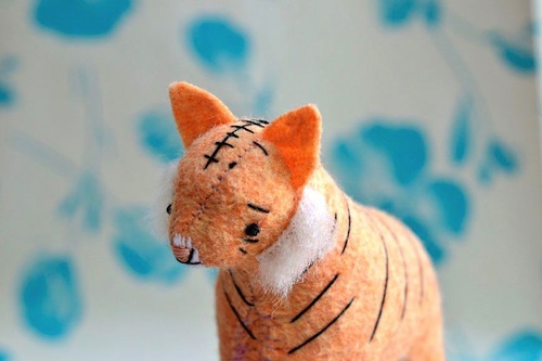 Little Tiger by Sabina Gibson (Soft Sculpture)