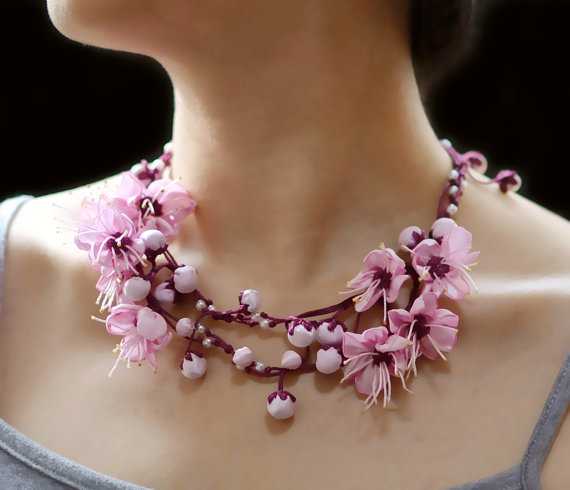 ZoraHolly - Romantic Sakura Necklace