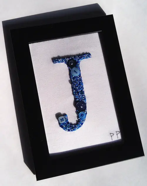 Letter Art by Patricks Pieces (Hand Embroidery)