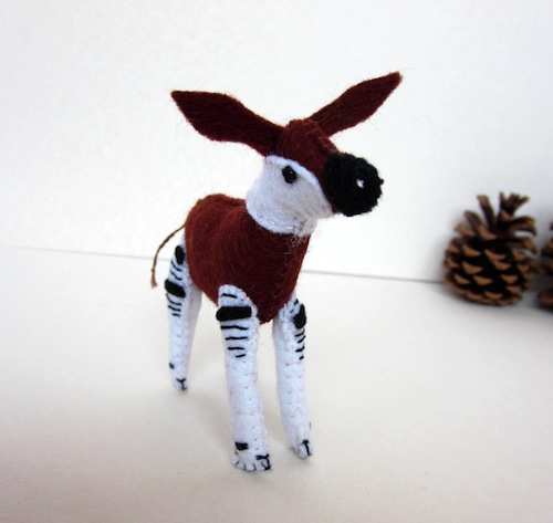 Miniature Okapi by The Ladybird Tree (Soft Sculpture)
