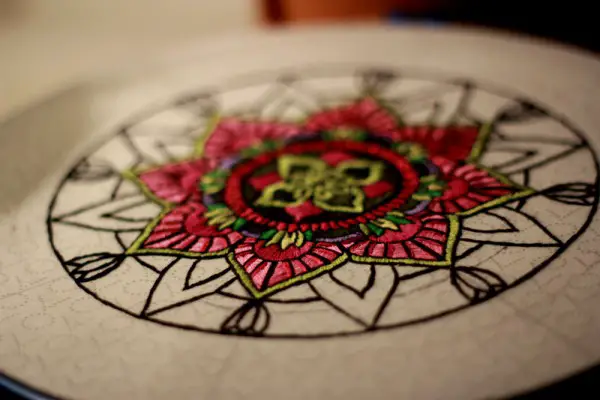 Mandala (detail) by Tanya Kirsanova