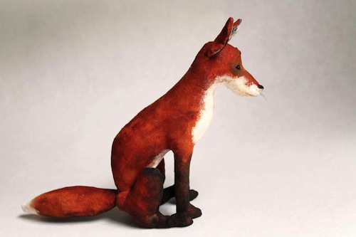 Fox by Emma Hall Art (Soft Sculpture)