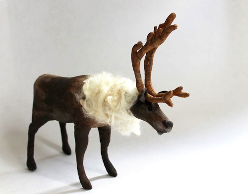 Reindeer by Emma Hall Art (Soft Sculpture)