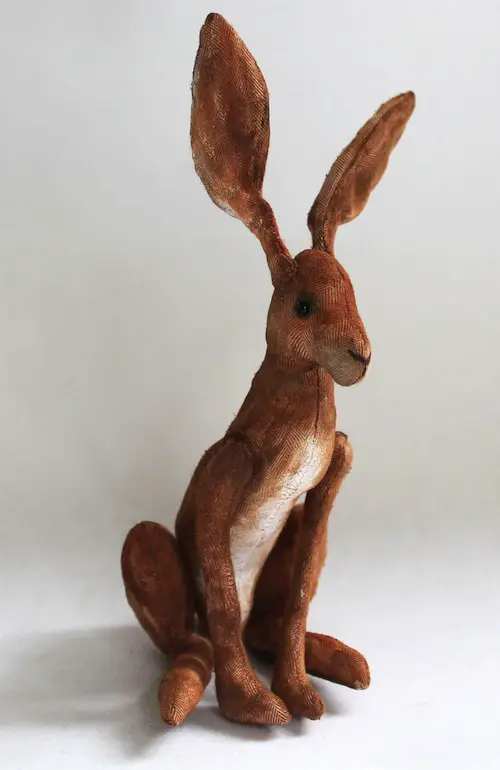 Brown Hare by Emma Hall Art (Soft Sculpture)