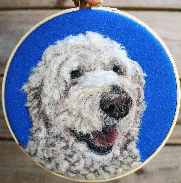 Needlefelted Dog Portrait, by Be Good Natured.