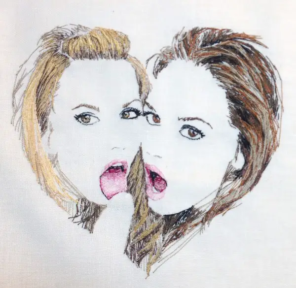 Lexi Belle and Tori, detail.