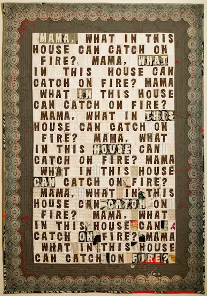 Spontaneous Combustion, Amy Meissner, Textile Artist