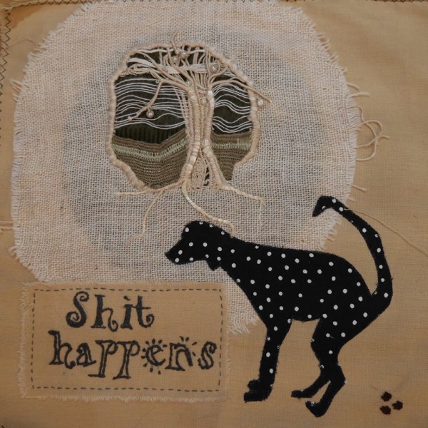Bridget Carpenter - Shit Happens - Hand Embroidery