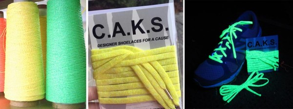 The same Kreinik glow-in-the-dark threads you love to use in cross stitch and embroidery are used to make the new C.A.K.S. Laces thanks to some new technology and machinery at the West Virginia thread factory.
