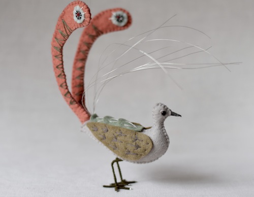 Lyrebird by Fantails and Feet (Soft Sculpture)