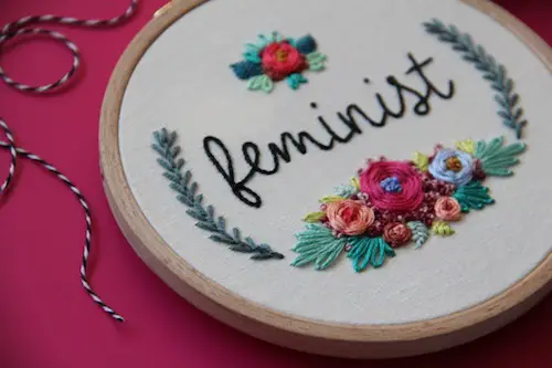 Femmebroidery - Feminist Hoop Art