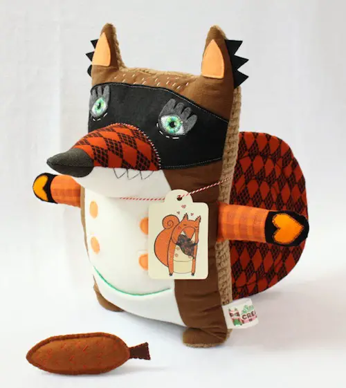Stitched Creatures - Boudewijn the Squirrel