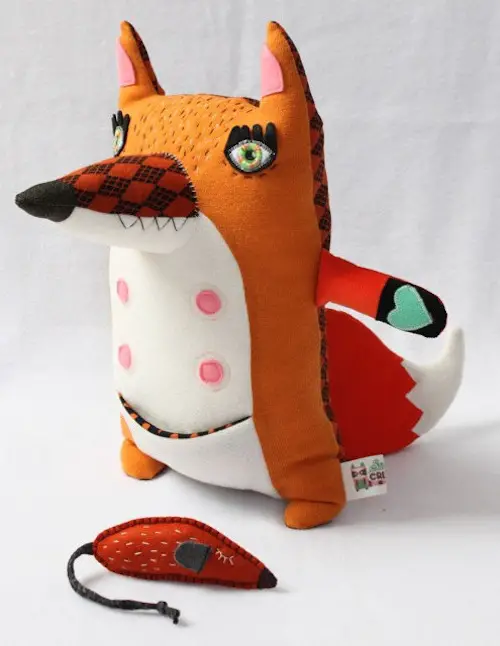 Stitched Creatures - Olaf the Red Fox
