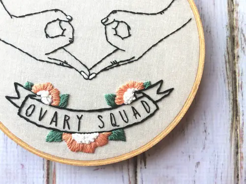 Thread The Wick - Ovary Squad Hoop