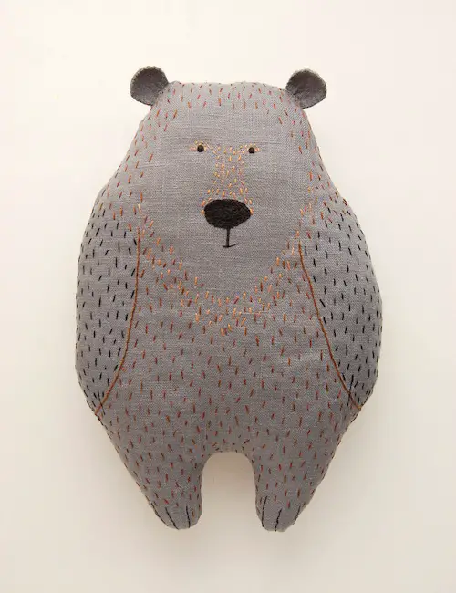 Woodland Tale - Embroidered Bear