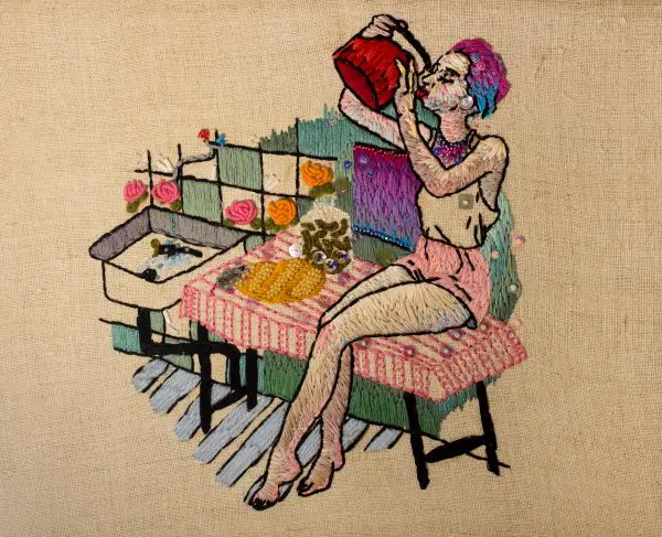Olga Lisowska - Good Morning After - Hand Embroidery & Beadwork