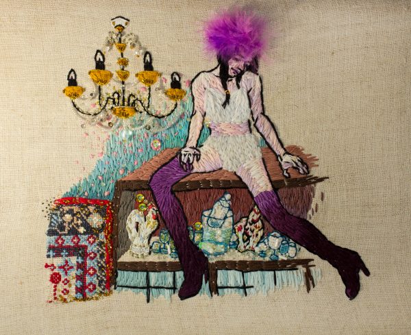 Olga Lisowska - Nastya, What The Fuck You're Doing On The Wardrobe - Hand Embroidery & Beadwork