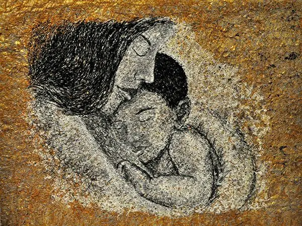 Yumiko Reynolds - Mother and Child Gold1