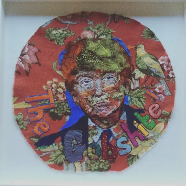 Allie Lee - Donald Trump - Hand Embroidery