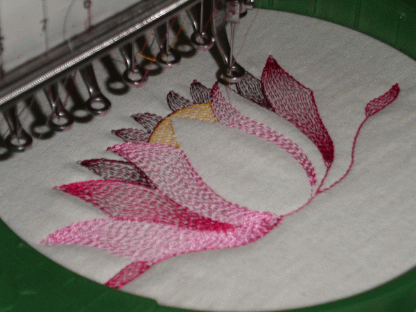 You have to get your hands dirty and keep your eyes peeled to really learn embroidery