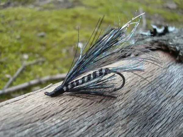 I love this lure and I don't even know its name. The colors are classy. Maybe good for earrings? The metallics are Kreinik (Blending Filament to a fly tyer is called Flash).