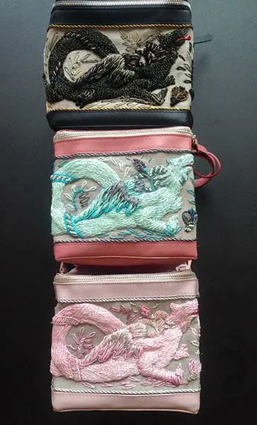 Embroidered bags by Elena Savelyeva