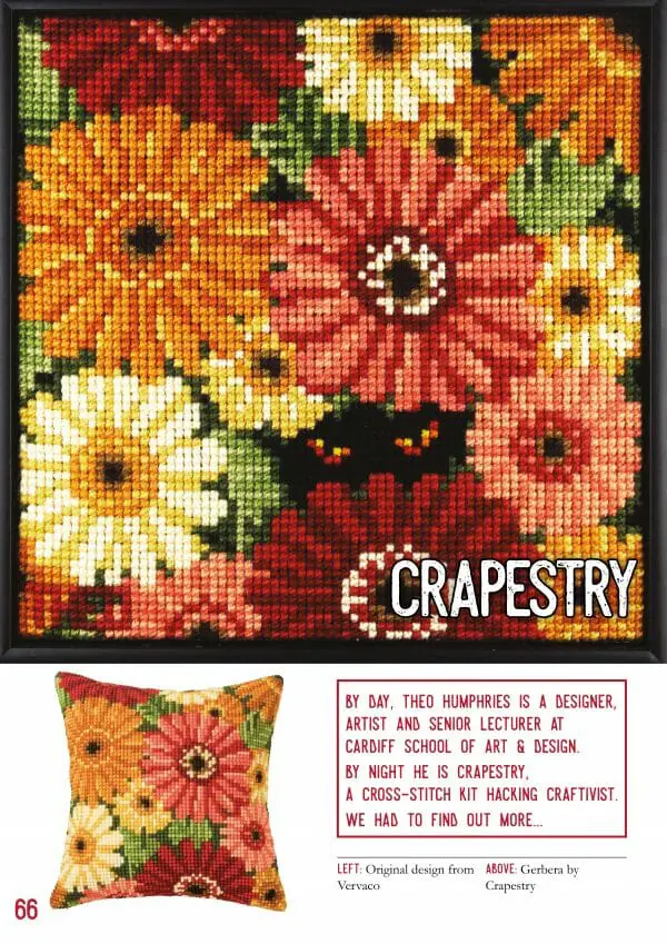 Crapestry Interview in XStitch Issue 1