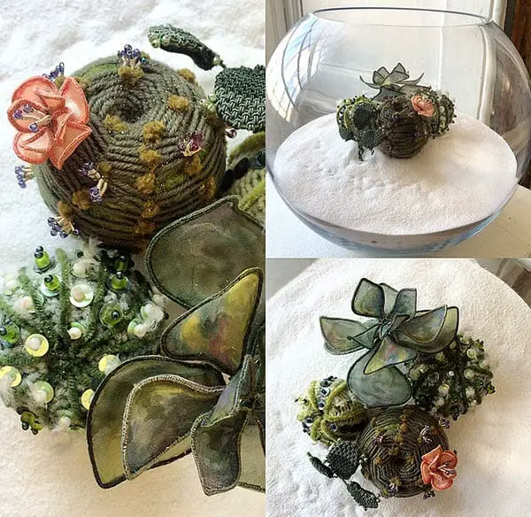 Succulent bowl, by Elena Thornton