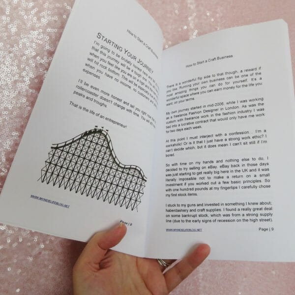 Sara Millis has created a book with a limited number of images, it is the text which holds key.  To the "picture happy" casual observer, this may seem like a down point; however for those who really want to create a successful craft, it is the text which will seem like gold dust.