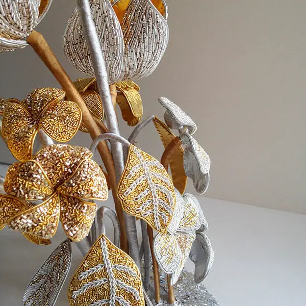 Embroidery Sculpture, by Hannah Mansfield