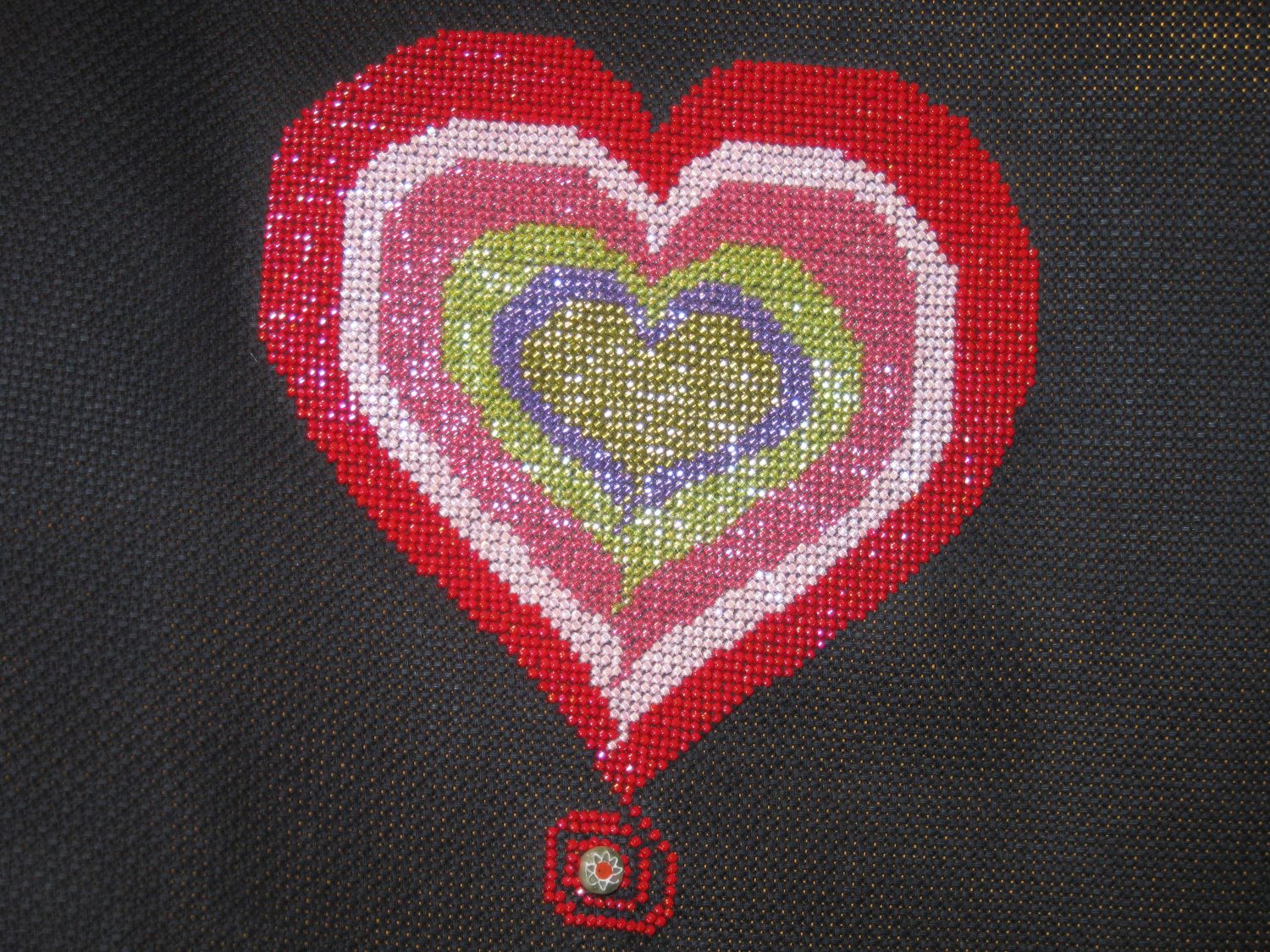 Heart of Beads-Designed by Debbie Monachella