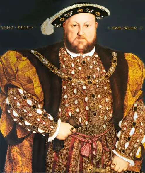 Portrait of Henry VIII Age 49, by Hans Holbein the younger circa 1540.
